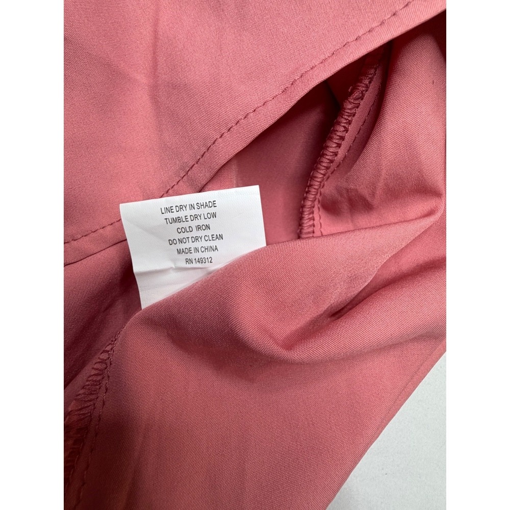 Here Comes The Sun Rose Pink Halter Mini Dress Asymmetrical Ruffle Hem NWT S - Picture 12 of 14